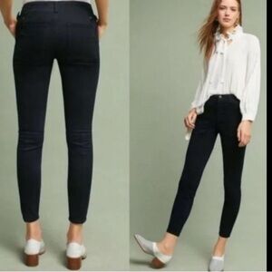 Anthropologie Hei Hei Black Slim Utility Cargo Pants